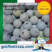 100 palline da golf usate start mix