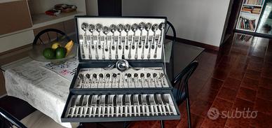 Set posate 72 pezzi Silver Sud inox 18/10 - Nuove
