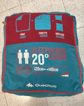 quechua Sleepin bed cover 2 posti