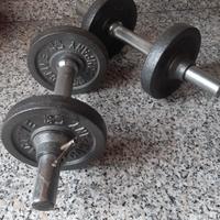 Manubri da palestra con pesi da 2,5Kg, 28mm