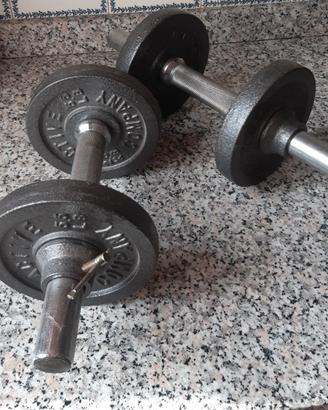 Manubri da palestra con pesi da 2,5Kg, 28mm