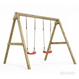 Altalena in legno Maxplay Swing con doppia seduta