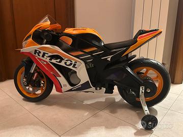 Moto Elettrica Repsol giocattolo per bambini
