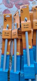 Lotto 10 pz uncinetti tunisini marca Pony mis. 9
