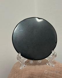 Specchio di ossidiana levigato a Mano