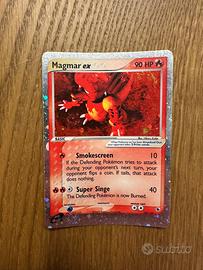 Pokemon Magmar ex 100/109 holo ex rubino e zaffiro