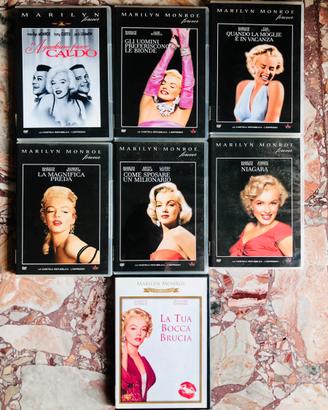 Lotto 7 film in DVD con Marilyn Monroe