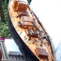 grande nave a vela goletta in legno 