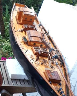 grande nave a vela goletta in legno 