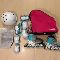 Set pattini in linea bambina