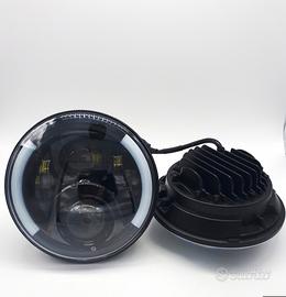 coppia fari led 7 pollici fuoristrada 4x4