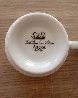 set tazze porcellana finissima  Ascot 