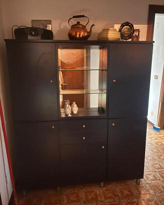 Vetrina mobile blu