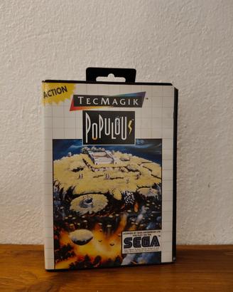 Populous Sega Master System TecMagik