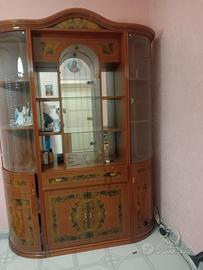 cristalliera in noce