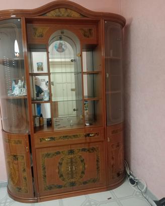 cristalliera in noce