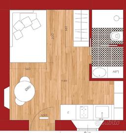 CORSO BRESCIA AMPIO MONOLOCALE: 300 euro