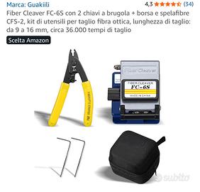 Fiber Cleaver FC-6S con 2 chiavi a brugola + borsa