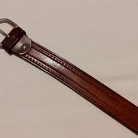 Keywest - cintura in pelle marrone - 127 cm