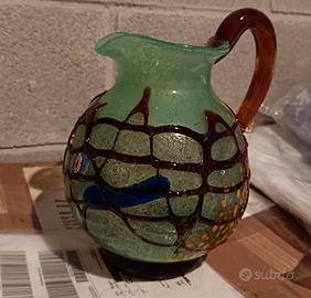Brocca in vetro di Murano