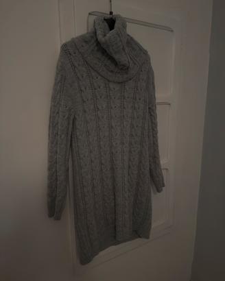 Maglione donna grigio lavorato