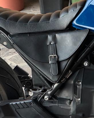 Coppia borse lateralari finchetti in pelle bmw k