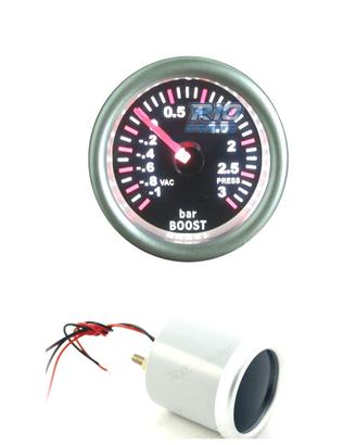 OROLOGIO PRESSIONE TURBO SFONDO NERO ILLUMINATO