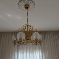 Lampadario in vetro di Murano
