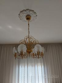 Lampadario in vetro di Murano