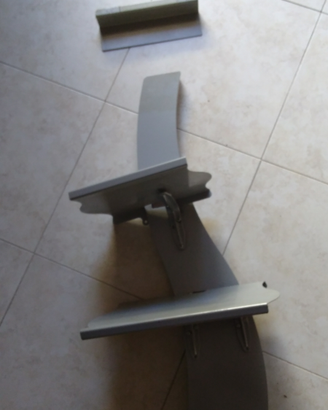 Porta TV, decoder e DVD a muro