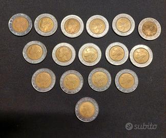 500 Lire bimetalliche