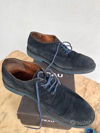 Scarpe scamosciate blu Frau