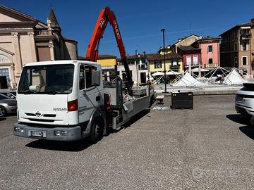 Nissan Atleon 140 75q con Gru e Ribaltabile