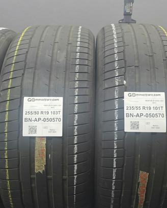 4 Pneumatici Bimisura Ant 235/55R19 Post 255/50R19