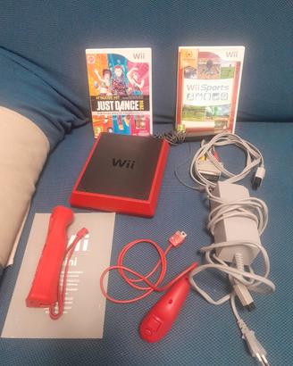 nintendo wii mini rossa