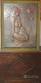 Quadro in rilievo di rame di Cesare Benaglia