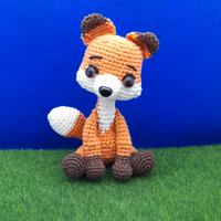 Volpe peluche morbido Artigianale 