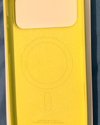 Cover ORIGINALE Apple gialla iphone 17pro max