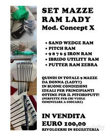 Set mazze da golf ram lady