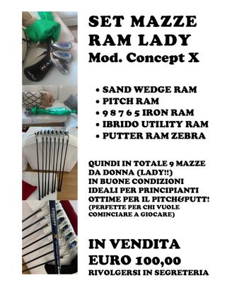 Set mazze da golf ram lady