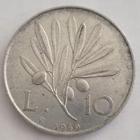 MONETA 10 LIRE 1949