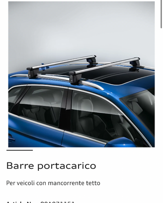 Audi Q5 2021-2025 - Barre portacarico originali