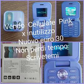 cellulare pieghevole pink