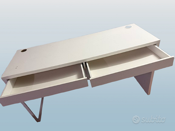 Scrivania IKEA,MICKE , bianco, 142x50 cm