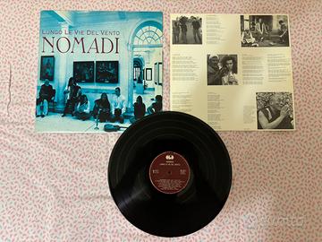 Vinile 33 giri Nomadi Lungo le Vie del Vento 1995