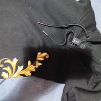 maglione nero fantasie oro