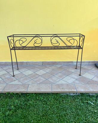 5 Fioriere porta vasi in ferro