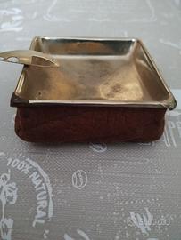 Posacenere vintage di lusso,in ottone,anni 50