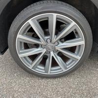 CERCHI AUDI OEM S-LINE 17” SPAZZOLATI + GOMME