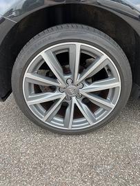 CERCHI AUDI OEM S-LINE 17” SPAZZOLATI + GOMME